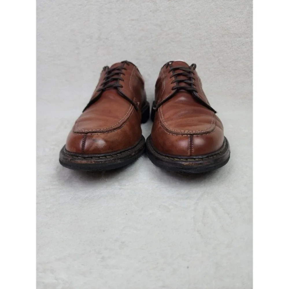 Allen Edmonds LaSalle 4398 Brown Leather‎ Split Toe Oxford Dress Shoes 12